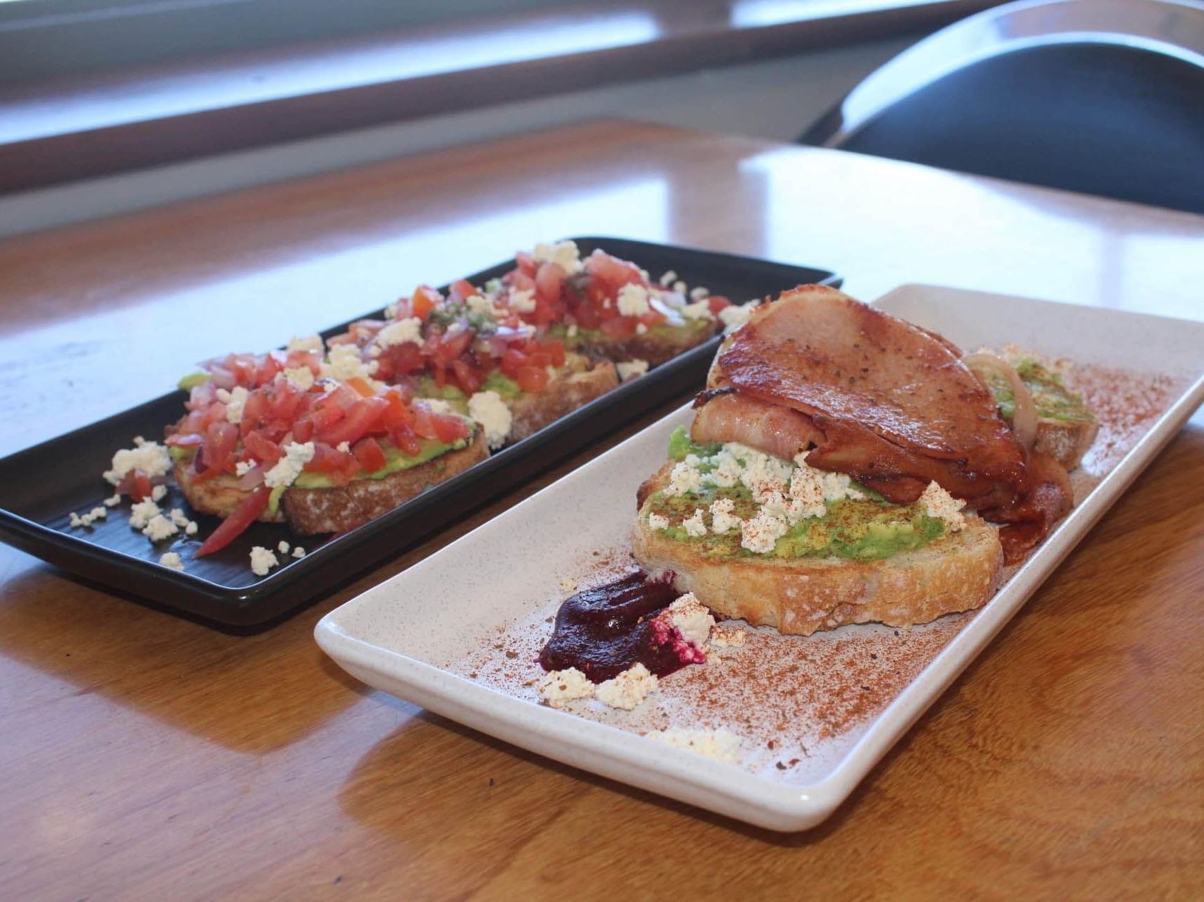 Avocado Toast served in a Room at Ocean Centre Hotel