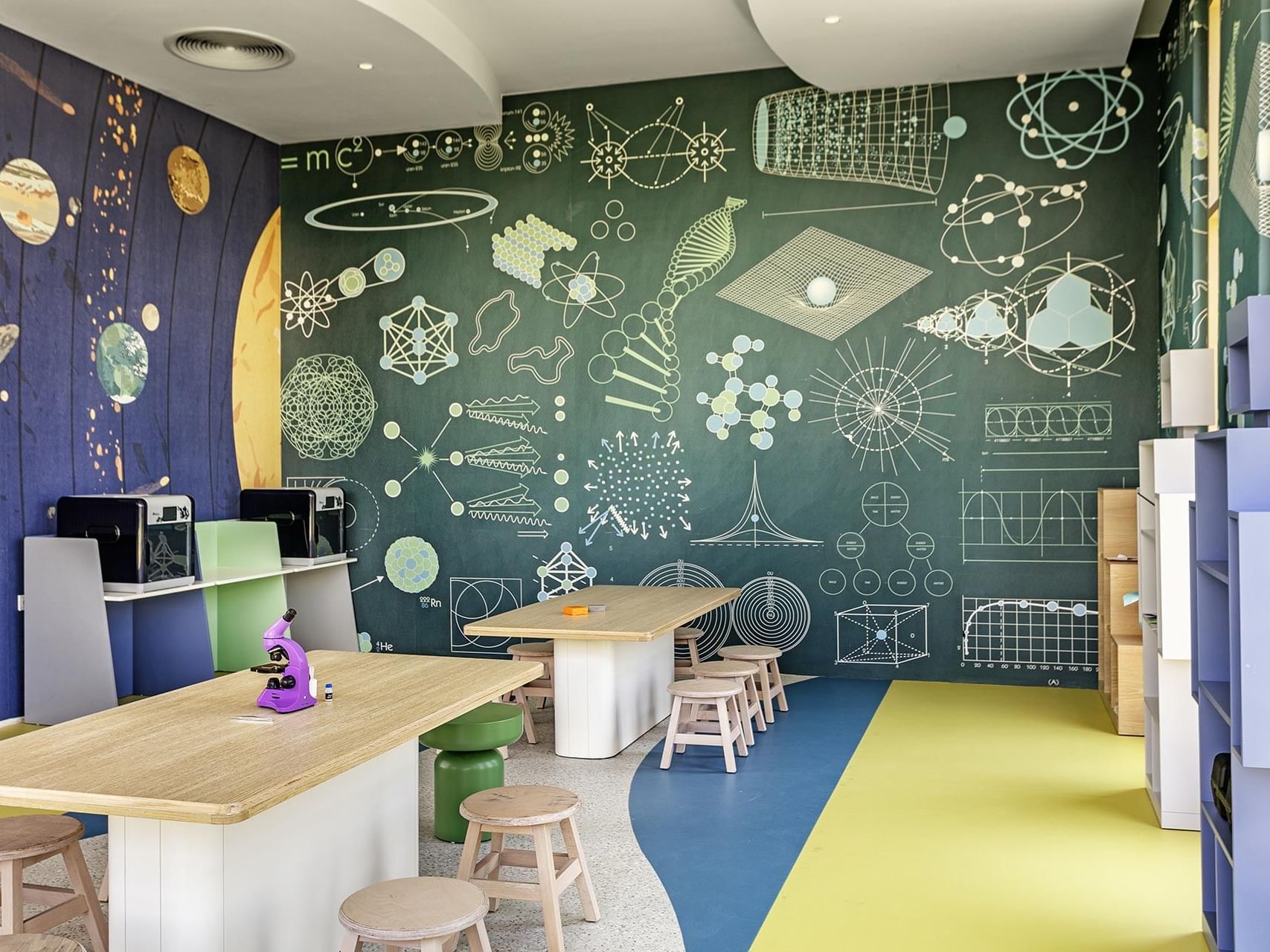 Indoor study room area for children in Kikoa Kids Club at Titanic Deluxe Lara