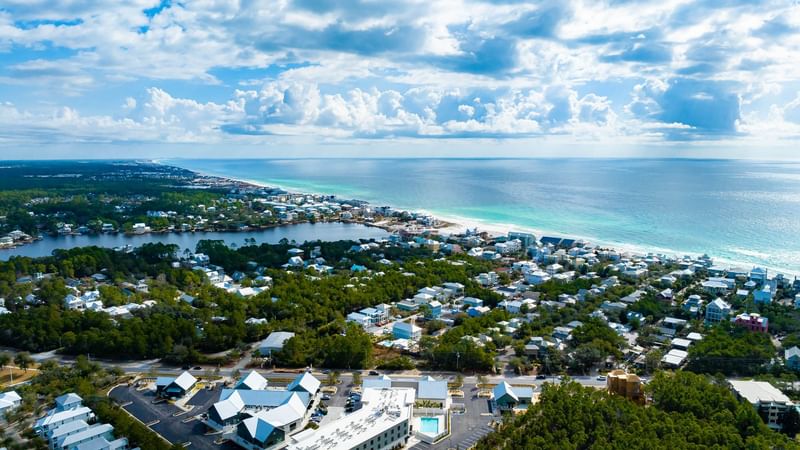 Aerial View of The Lodge 30A