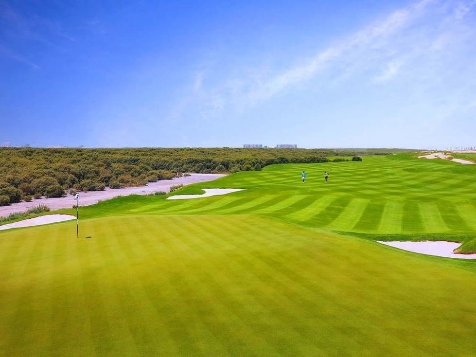 Exterior view of Al Zorah golf ground near Ajman Hotel