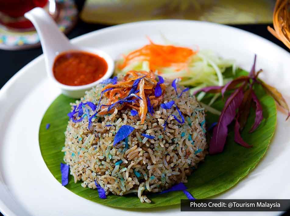 A plate of Peranakan fried rice - Lexis Suites Penang