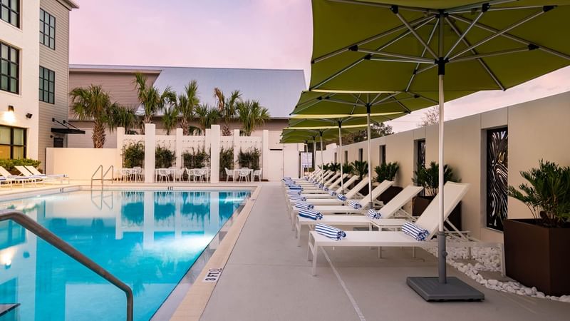 Pool Area at The Lodge 30A