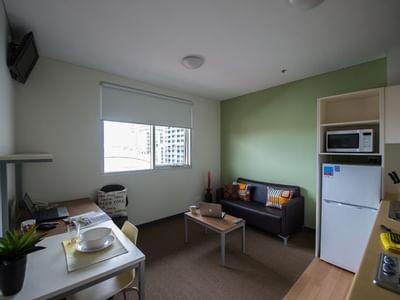 1 Bedroom Standard Lounge and Kitchen Area