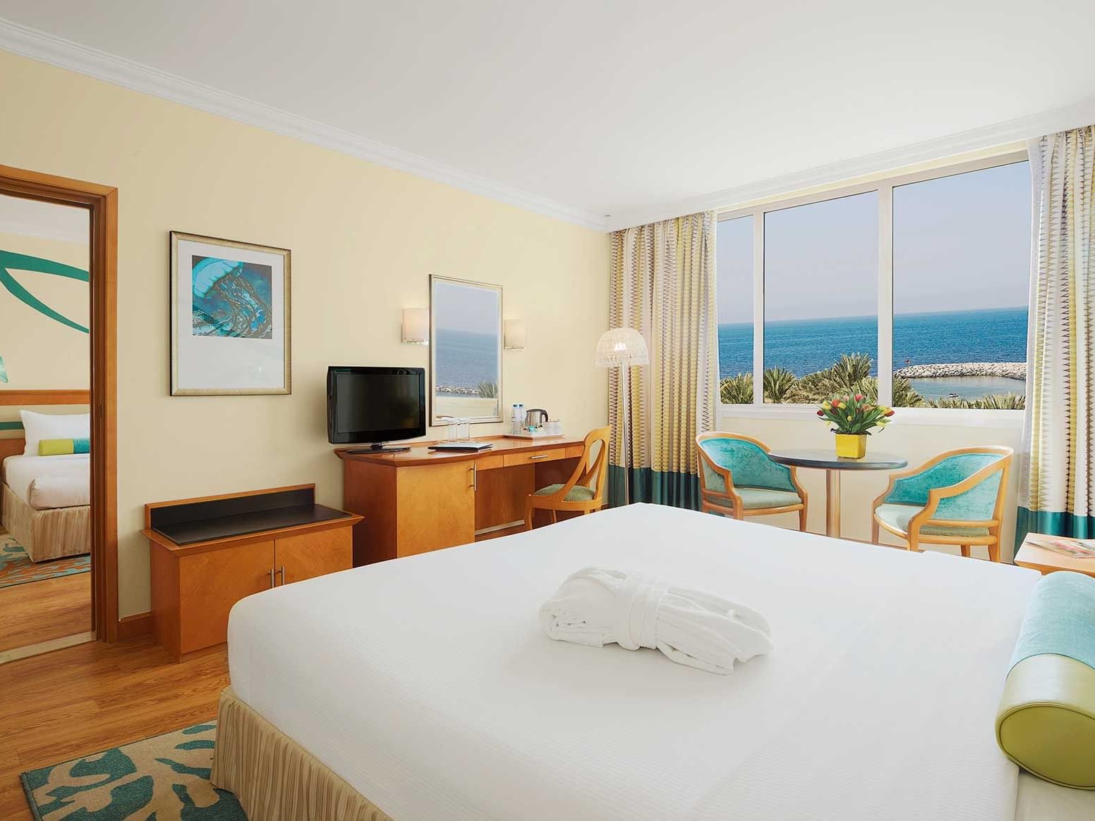 Family Room Sea View at Coral Beach Resort Sharjah Hotel