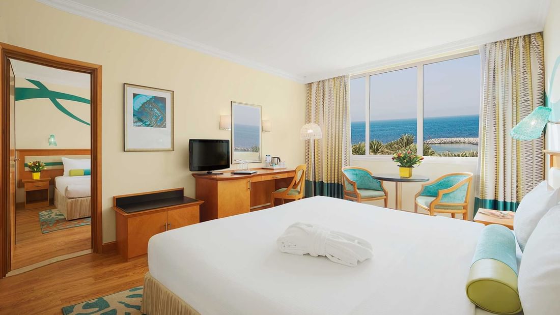 Family Room Sea View at Coral Beach Resort Sharjah Hotel