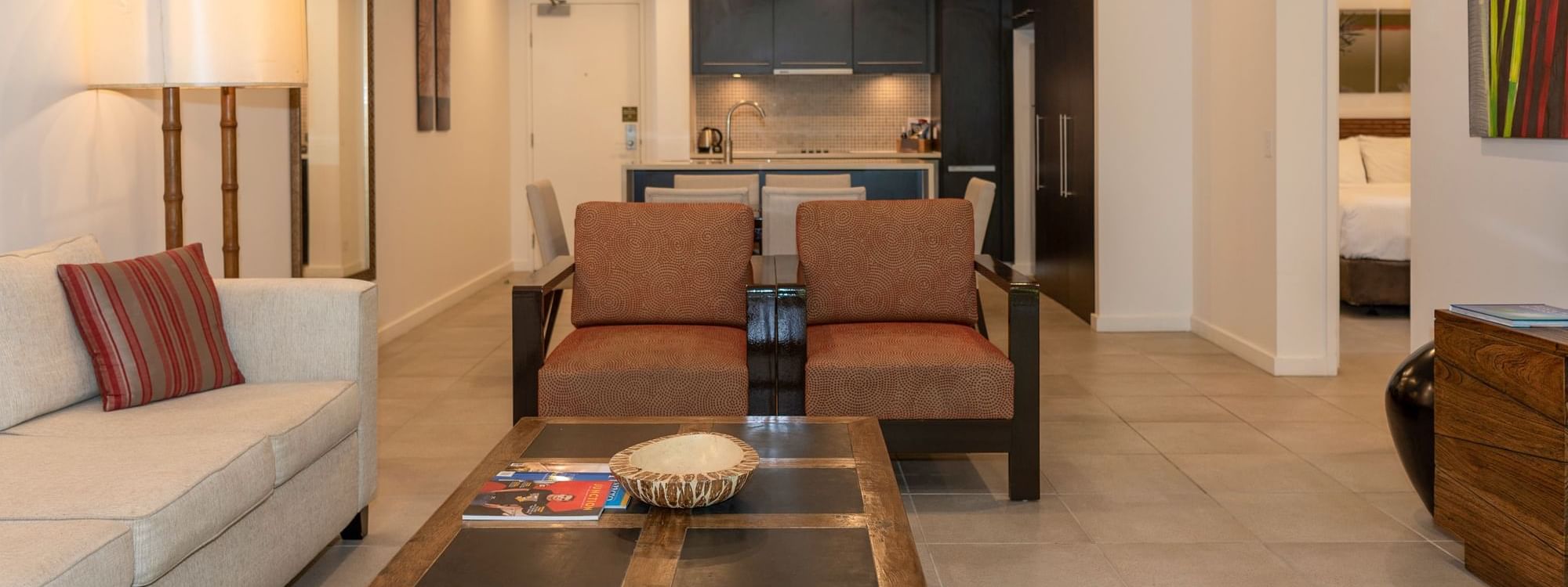 Two-Bedroom Apartment - Living Area | Port Douglas Resort | Port Douglas Accommodation