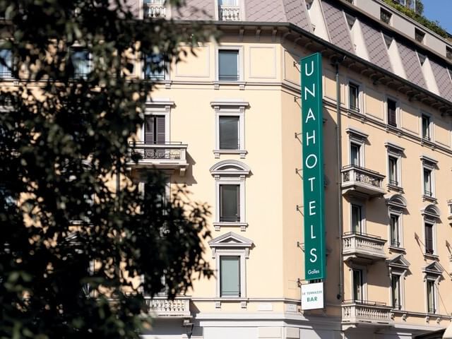 Unahotels Galles Milano facciata 