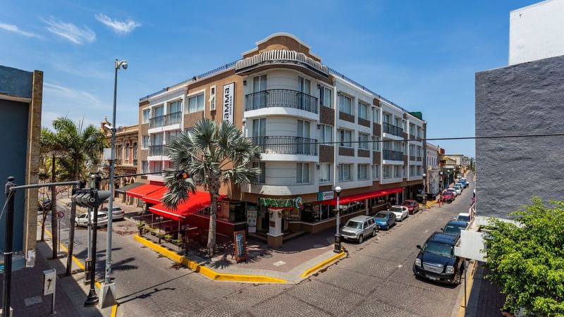 Exterior view of the front façade of at Gamma Pachuca