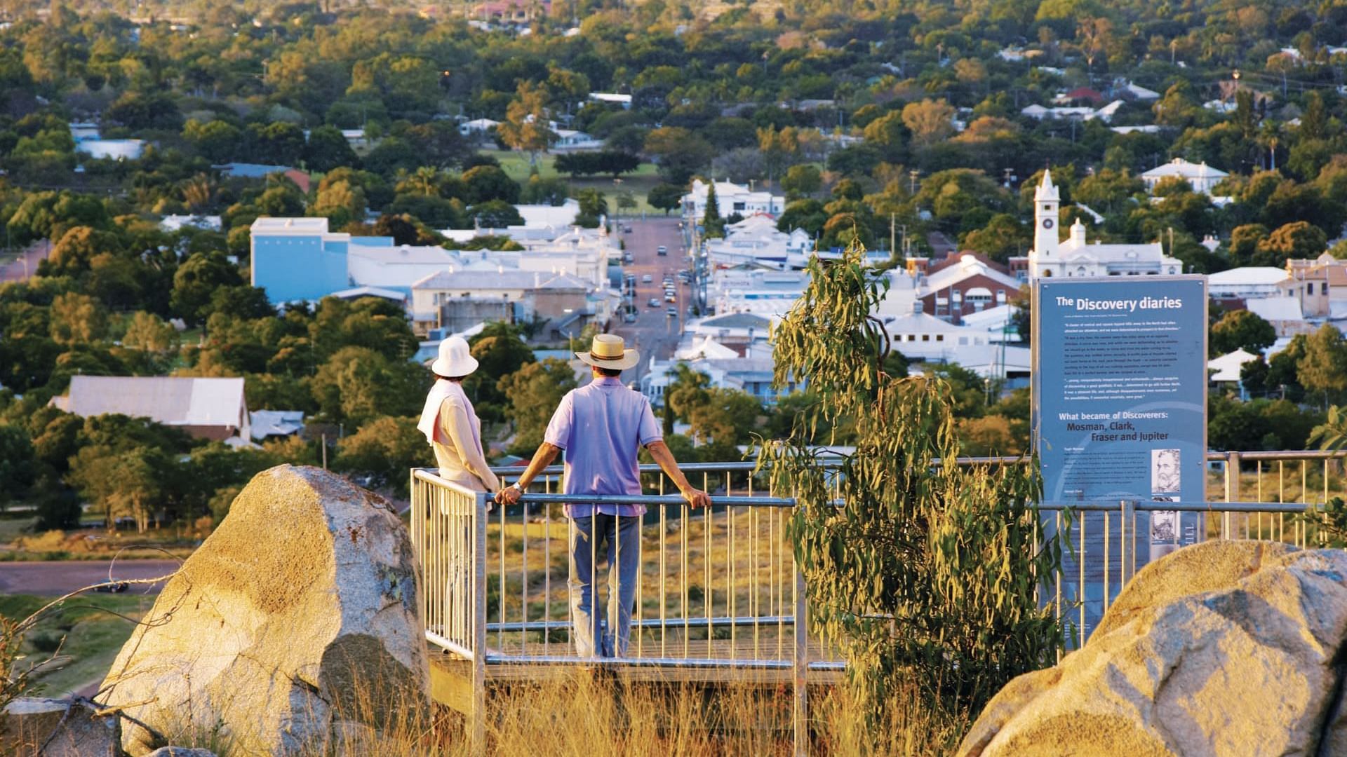 Couple overlooking a view point, Grand Chancellor Townsville