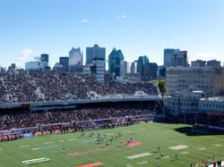 Percival Molson Memorial Stadium near Le Cantlie Suites