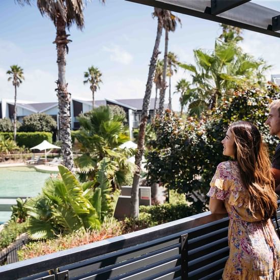 A couple enjoying the view at Pullman Magenta Shores