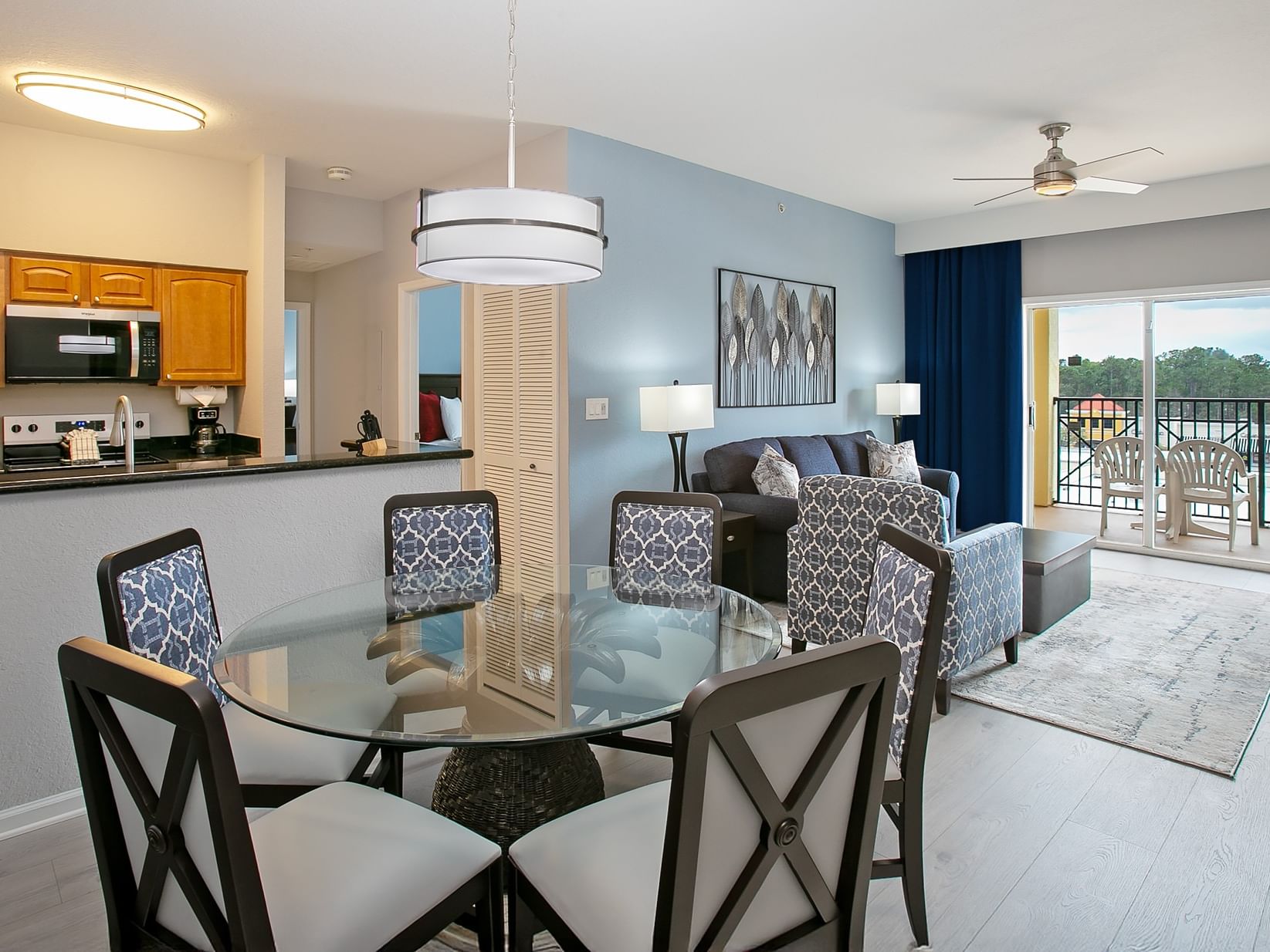 LBV Signature Suites - 2 Bedroom 2 Bath - Dining Room and Living Room