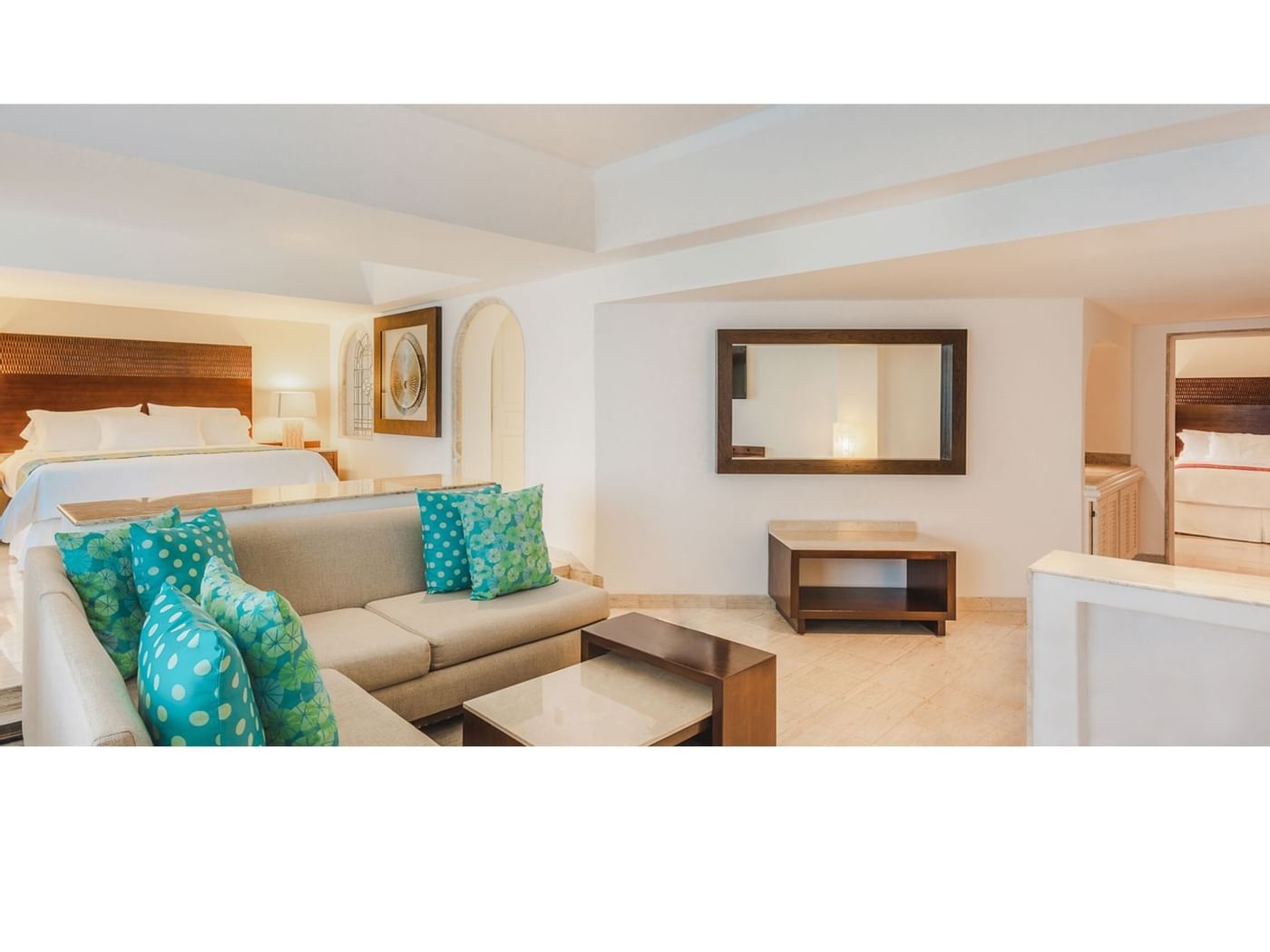 Interior of Ocean Front Master Suite at Grand Fiesta Americana