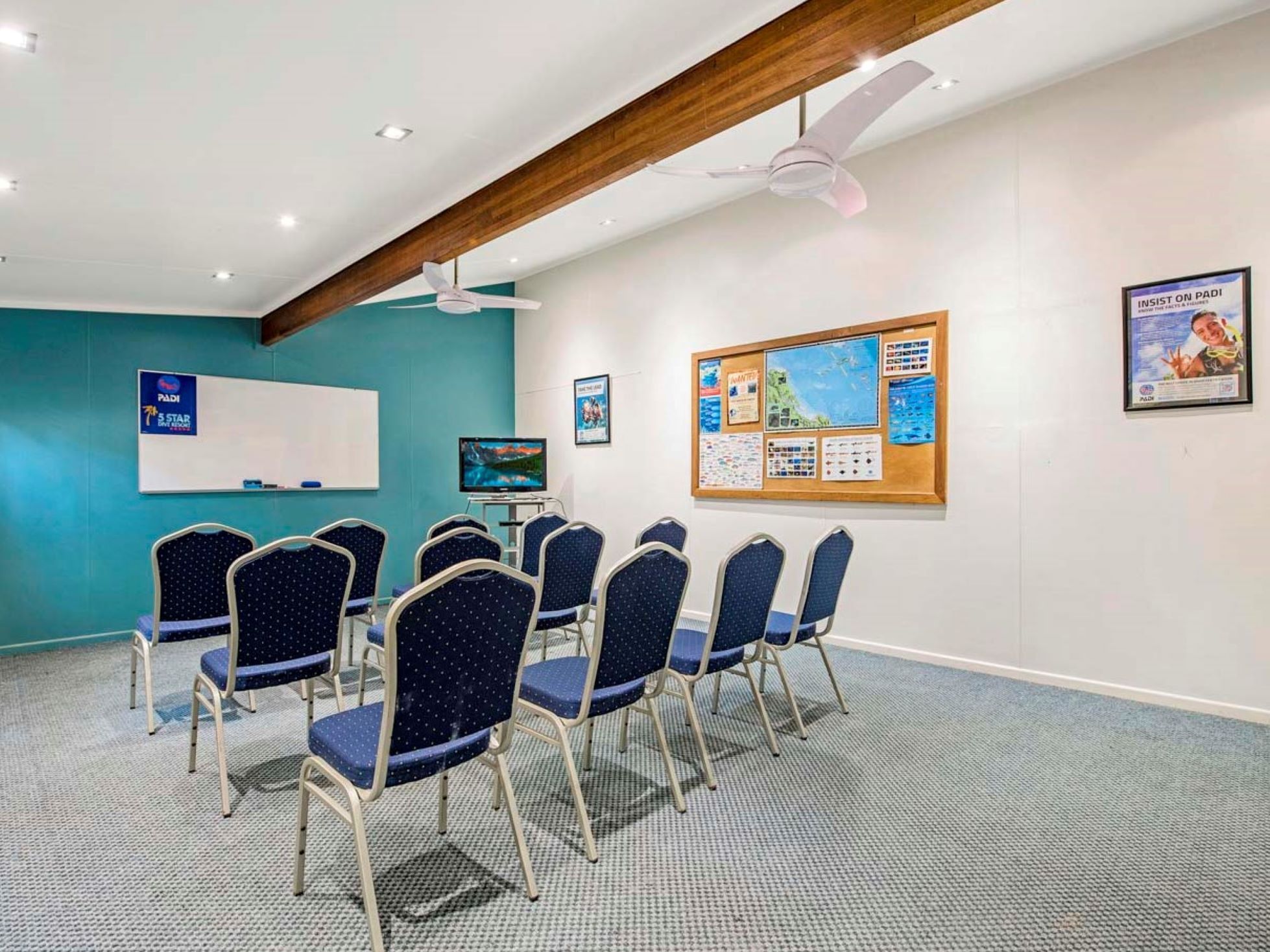 Interior of Marine Center Meeting Room at Heron Island Resort