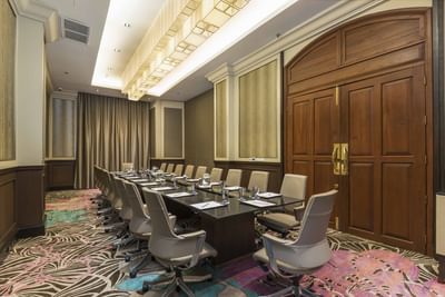 Interior of a Meeting Room at Chatrium Royal Lake Yangon