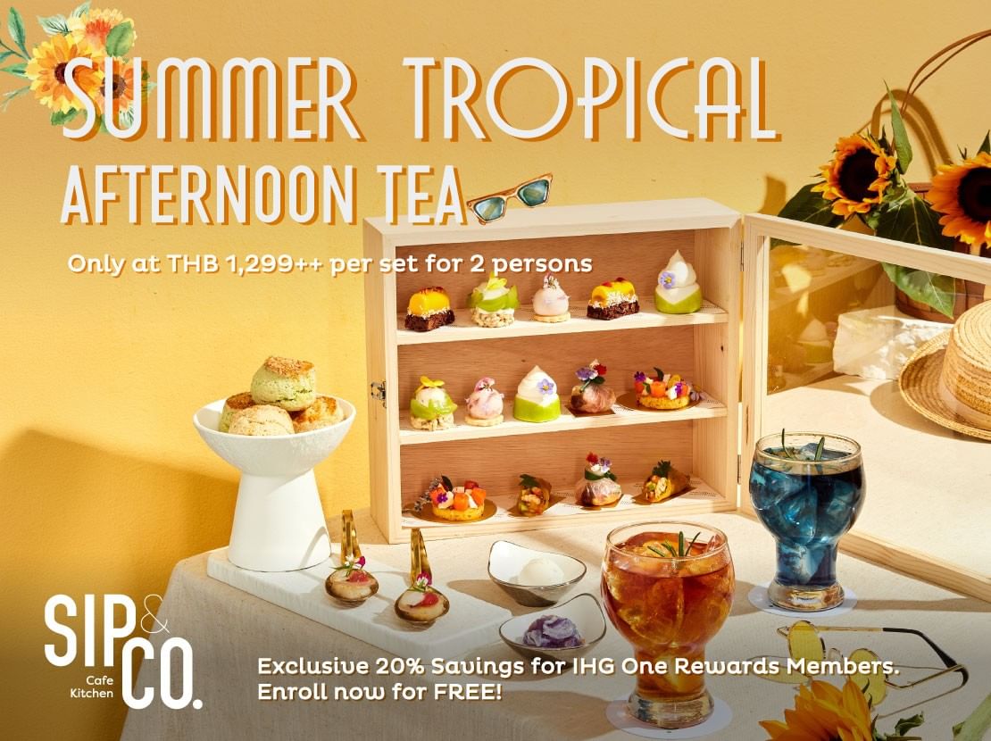 Summer Tropical Afternoon Tea | Sindhorn Midtown Hotel Bangkok