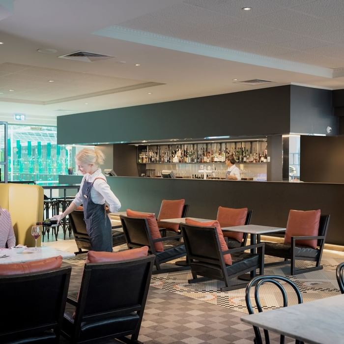 Novotel Melbourne on Collins delicious dining in Lane Restaurant group dinner lunch breakfast and events