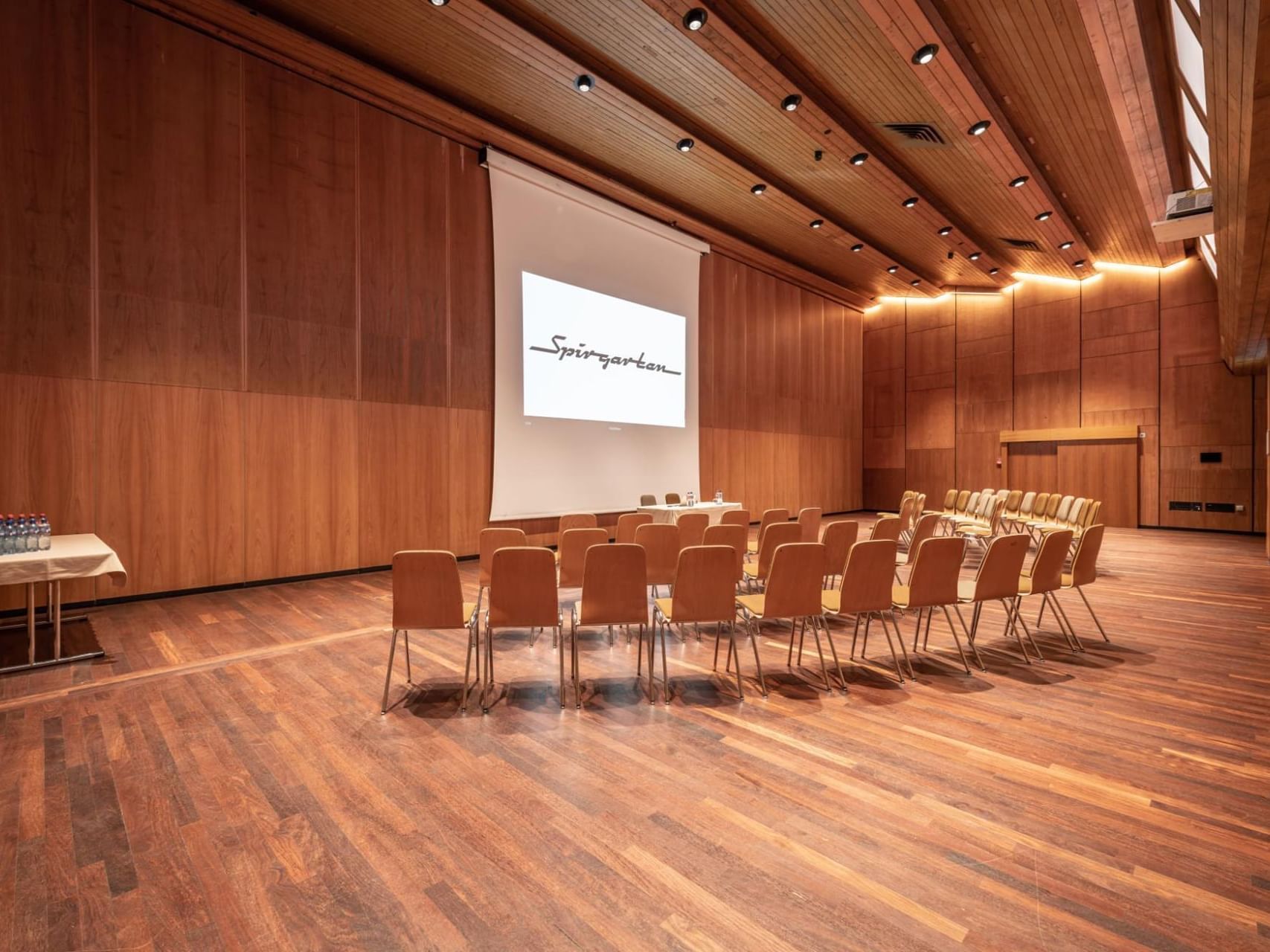 Chair set-up in Limmat Hall at Best Western Spirgarten​​