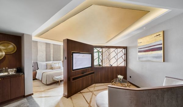 Tv lounge area in Executive Suite at Sunway Resort