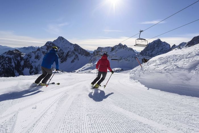 Skifahren in Grän - Tannheimer Tal - ...liebes Rot-Flüh