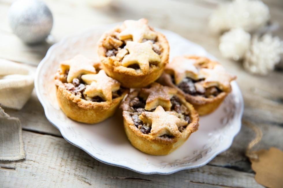 plate of mince pies at gorse hill in surrey