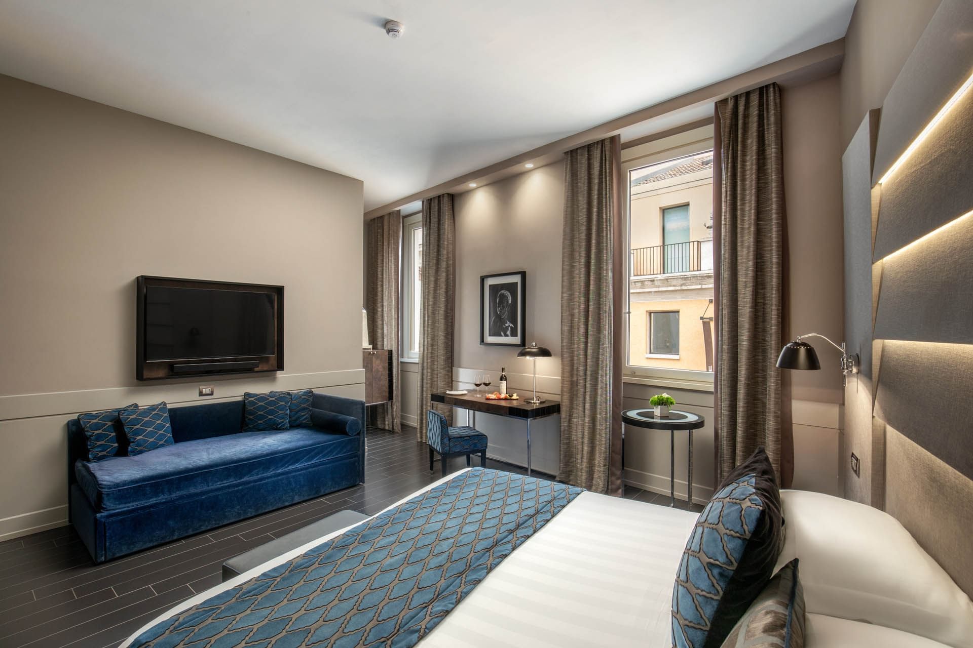 The Open Suite with a spacious interior and comfortable furniture at The Style