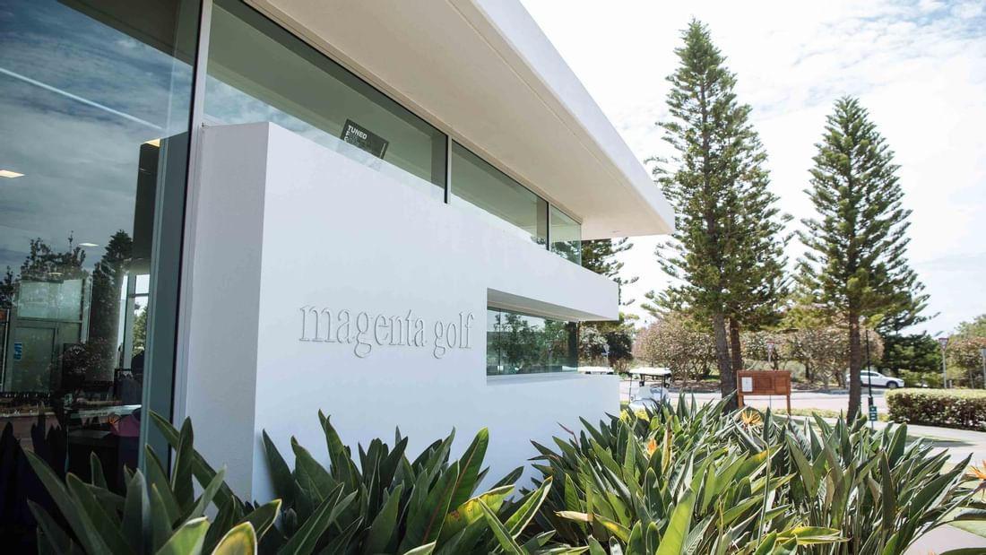 The exterior of Magenta Golf Shop at Pullman Magenta Shores