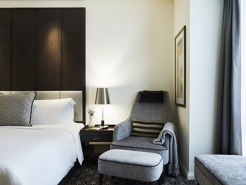 Luxury Bedroom at Sofitel Sydney Wentworth