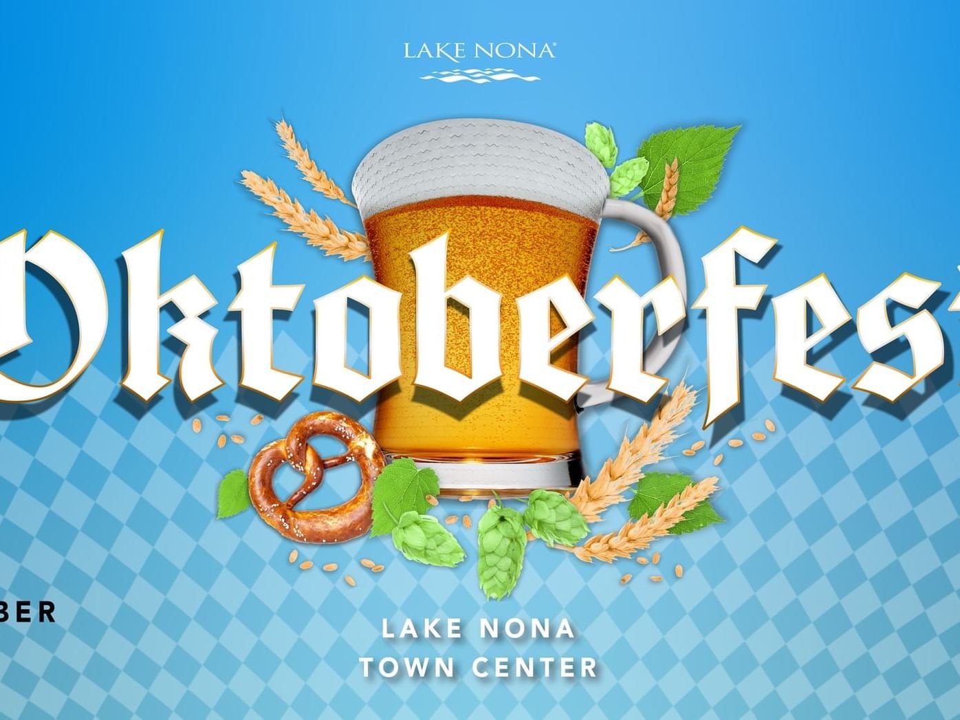 Oktofest poster used at Lake Nona Town Center near Lake Buena Vista Resort Village & Spa