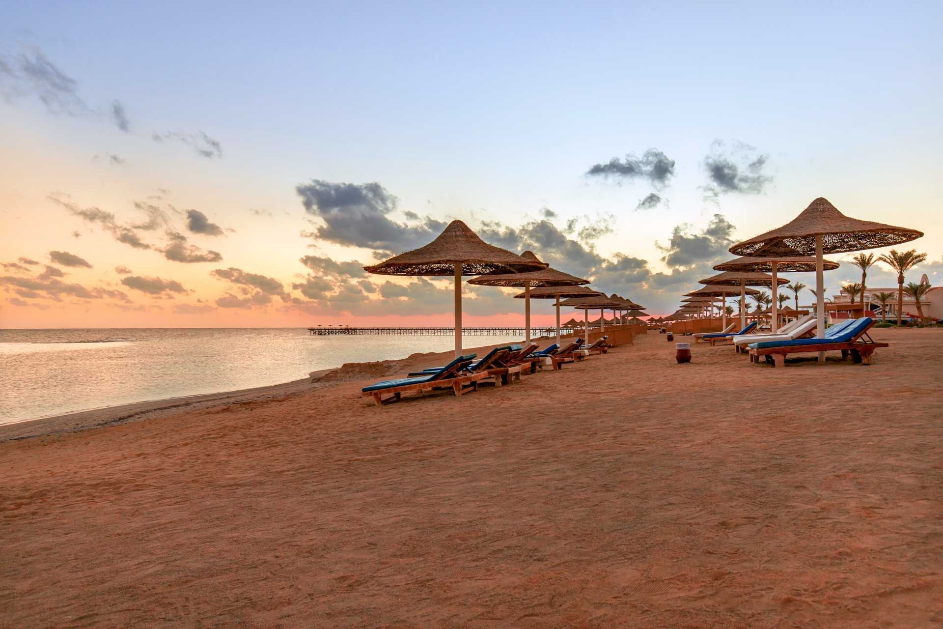 Beach near Pickalbatros Sea World Resort in Marsa Alam