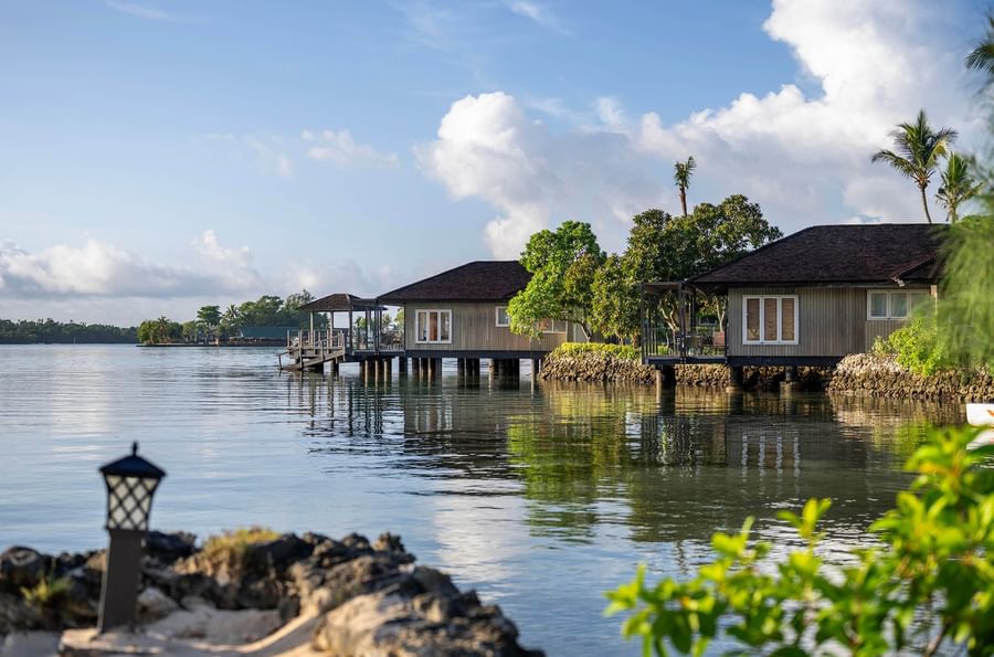 Three bungalows by the water at Warwick Le Lagon - Vanuatu.