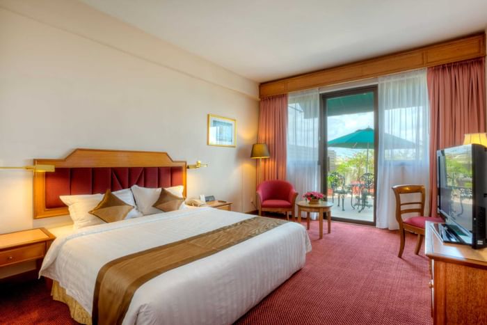 Deluxe Balcony King with private balcony at Sunway Hotel Phnom Penh