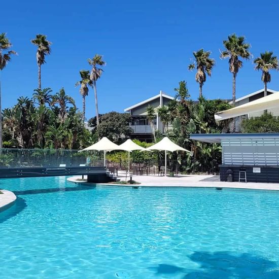 Stunning lagoon pool with crystal clear water at Pullman Magenta Shores