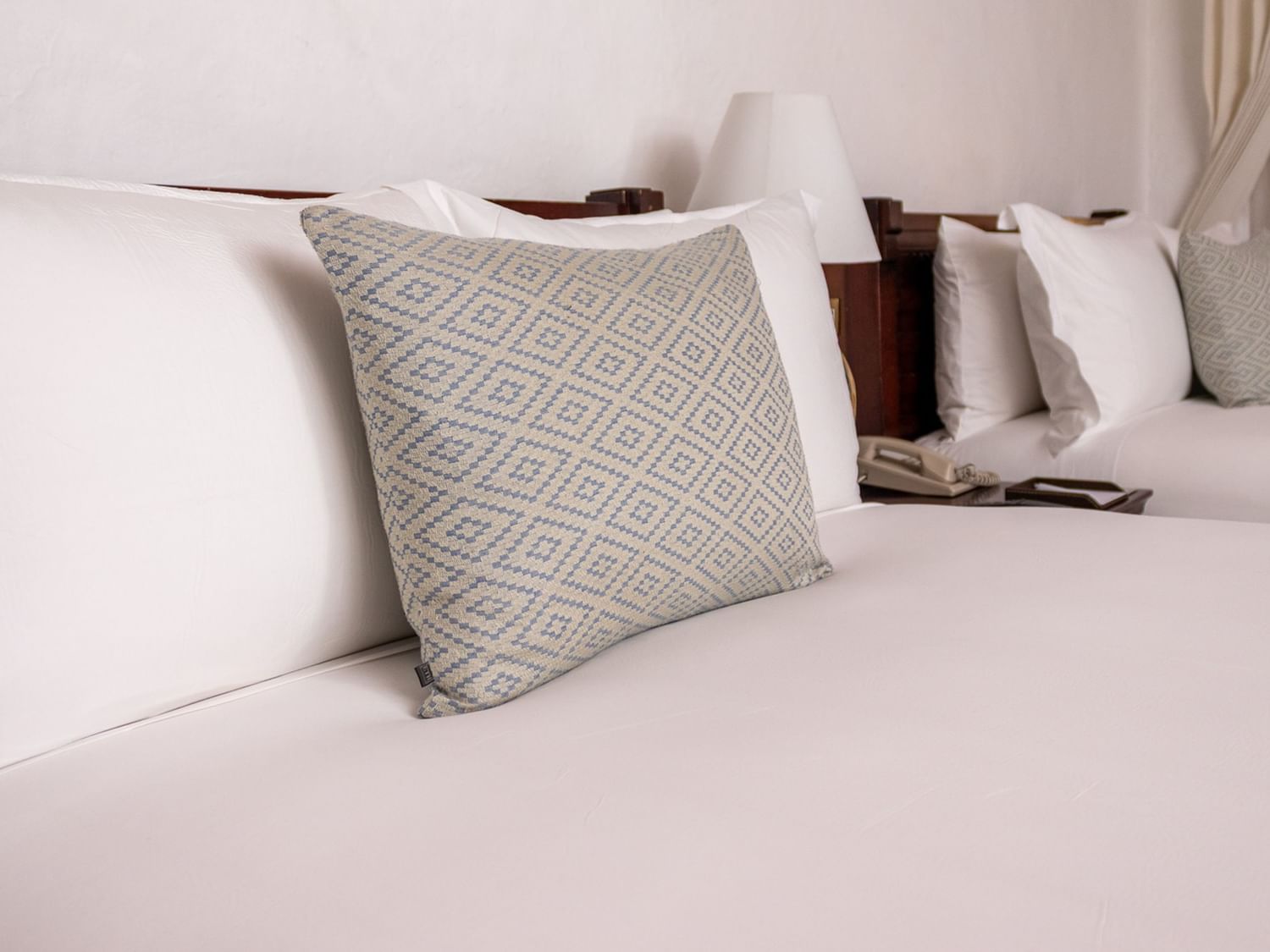 Camas dobles en habitación Gran Clase en Quinta Real Oaxaca en Oaxaca de Juárez