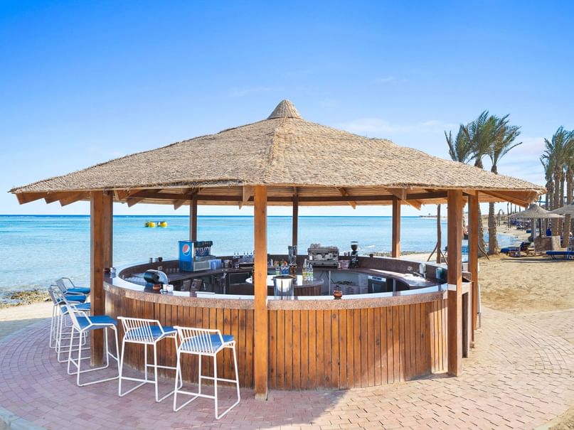 Beach Bar at Pickalbatros Villaggio Resort in Portofino Marsa Alam