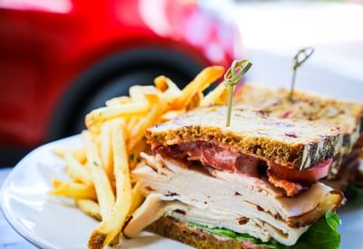 Oven Roasted Turkey BLT and Fries