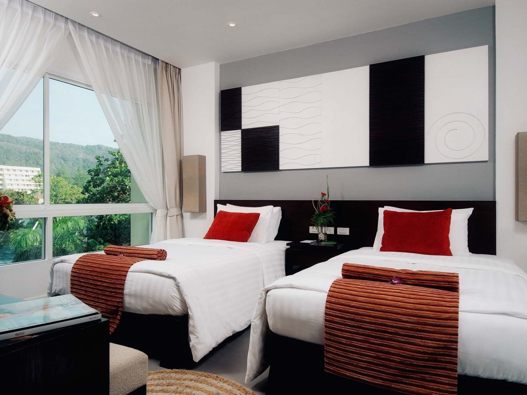 Twin Beds in a Residence room at Paradox Hotels & Resorts