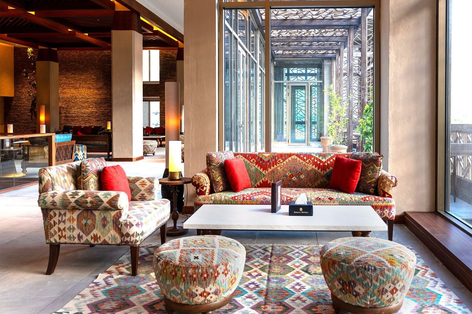 Lobby at Hunza Serena Hotel