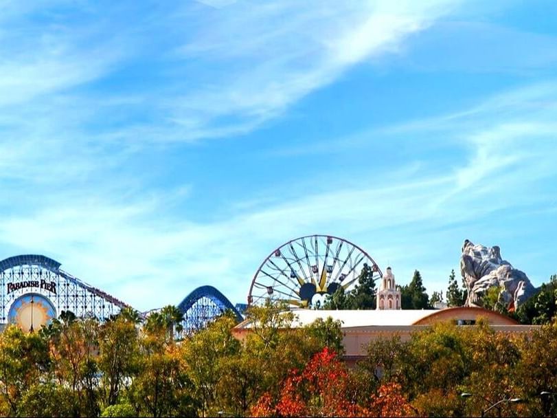 View of the Disneyland Resort from The Anaheim Hotel