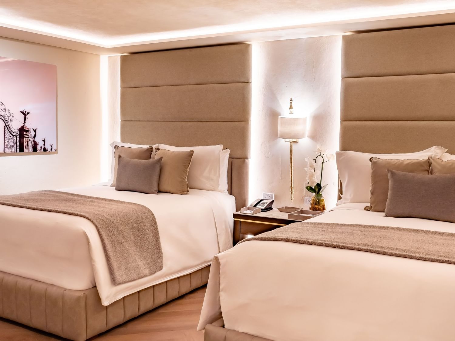 Habitación De Lujo con 2 Camas Queen en Quinta Real Puebla, Heroica Puebla de Zaragoza.