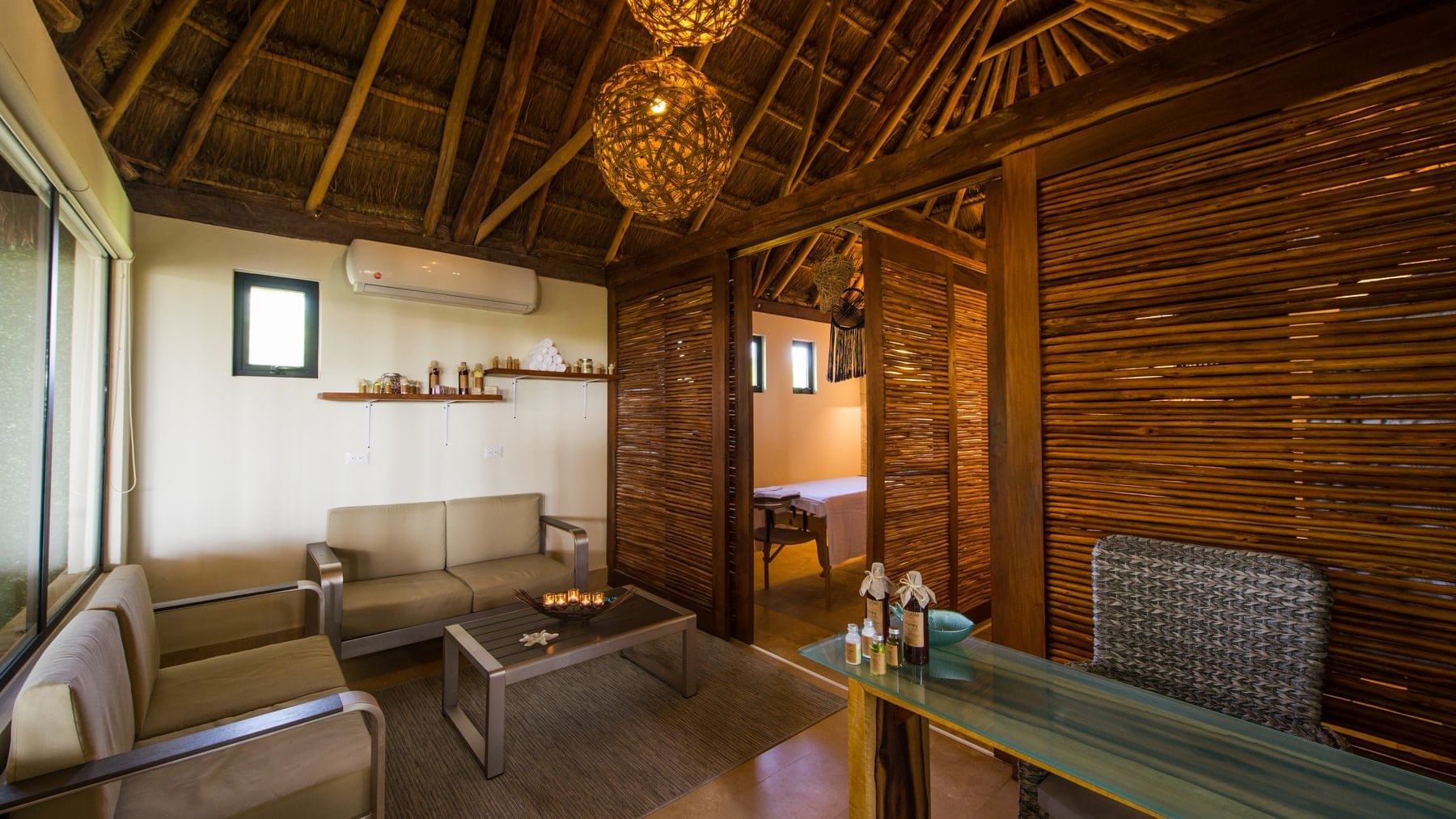 Lobby area in the SPA at Naay Tulum Curamoria Collection