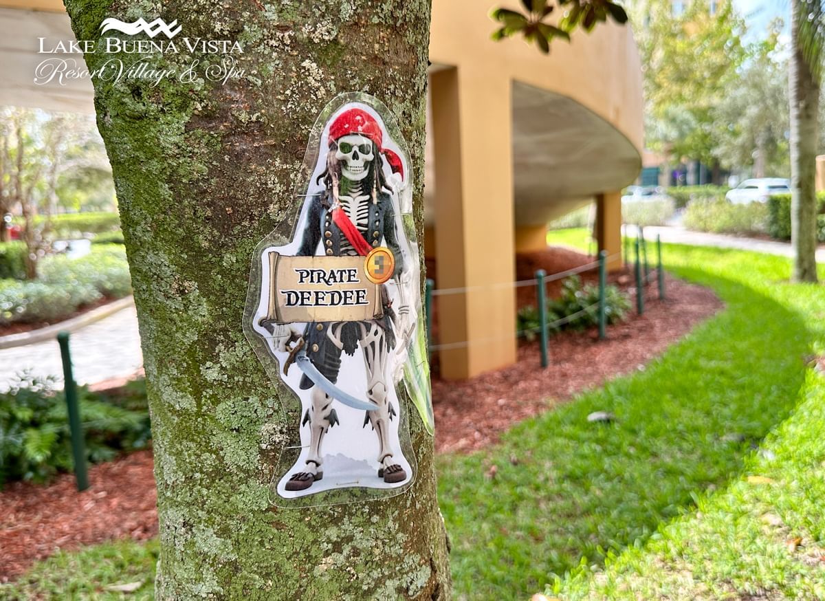 Pirate Skeleton hunt at Lake Buena Vista Resort Village & Spa