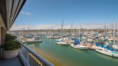 View of The Marina from the Hotel at Bay Club Hotel