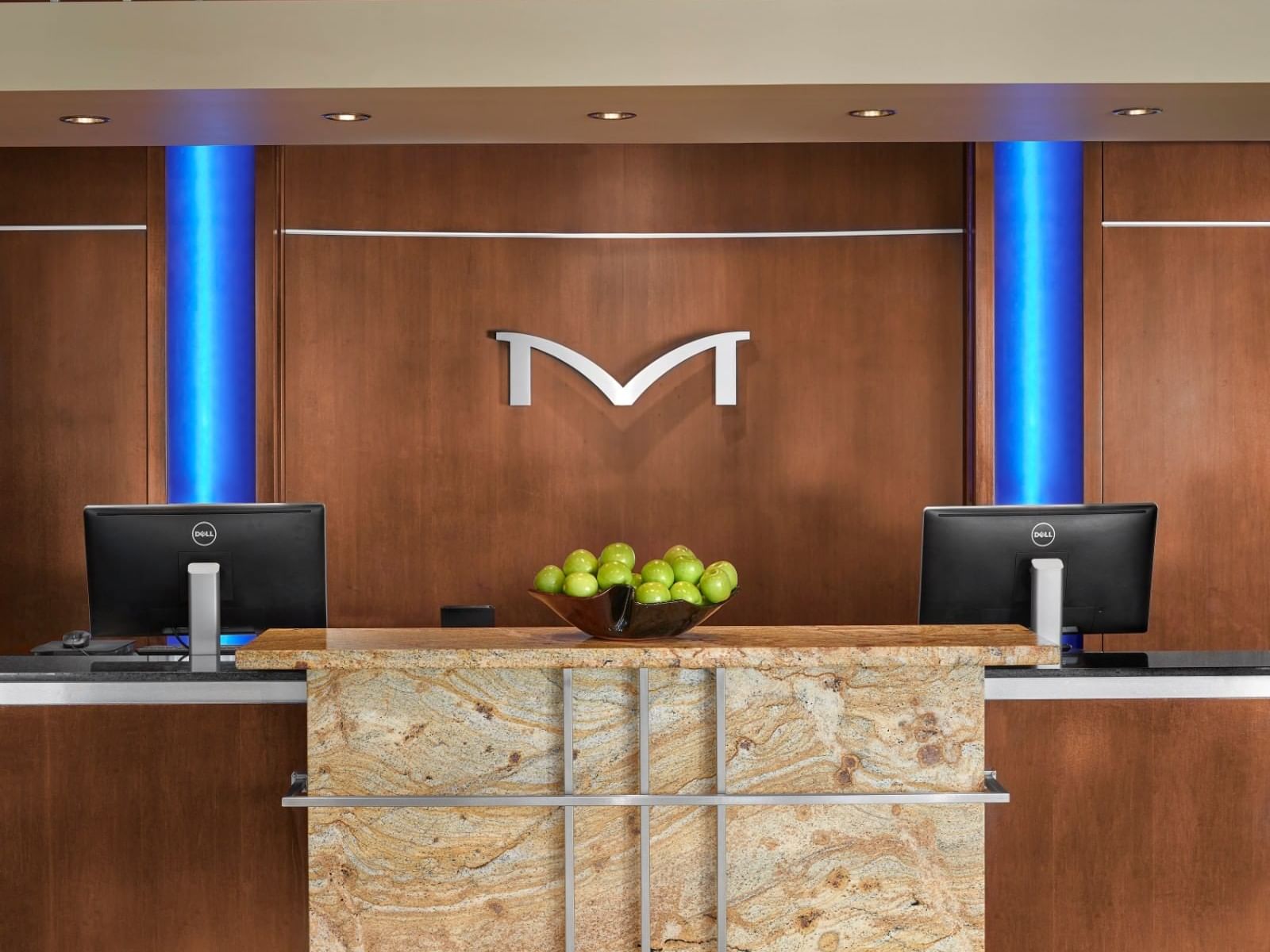 The Hotel Reception at Metterra Hotel on Whyte