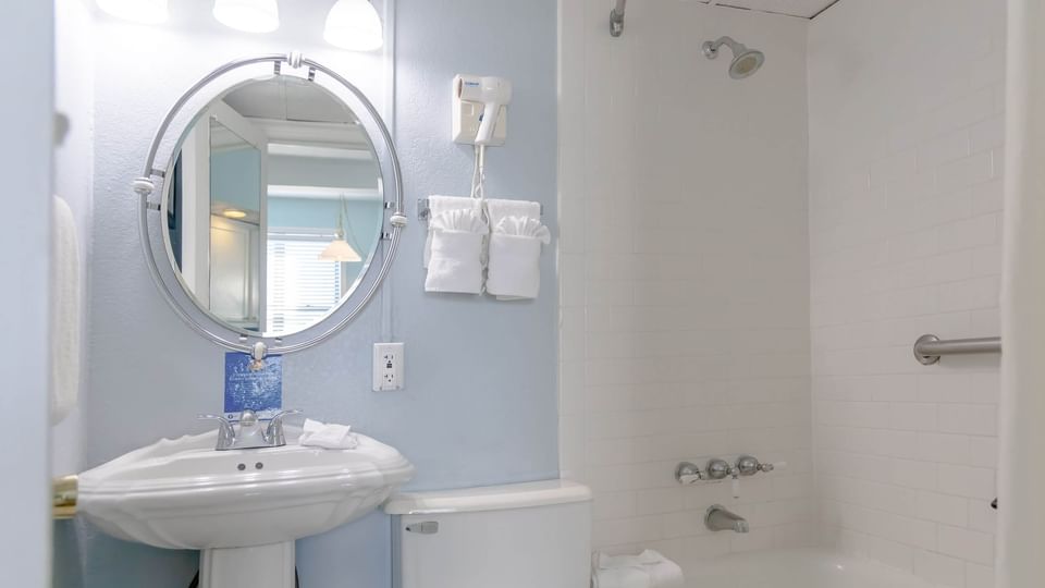 Bathroom in Studio at Brigantine Beach