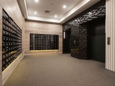 UniLodge on Flinders mail boxes for students