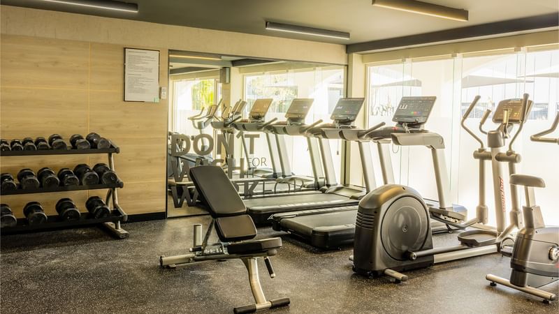 Equipment & machines in the Gym at Gamma Ciudad Juarez