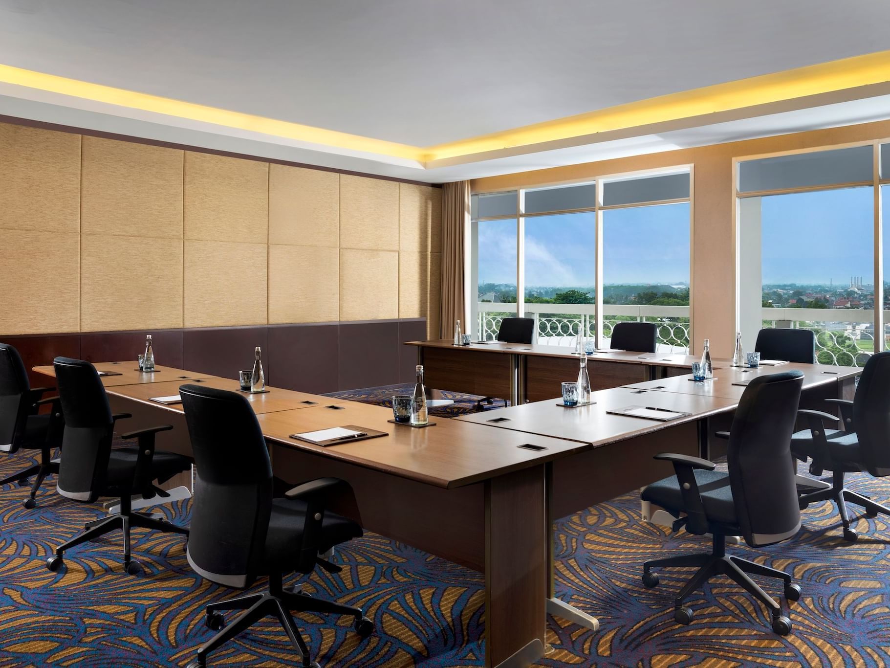 The arranged Pemandengan Room at Royal Ambarrukmo Yogyyakarta
