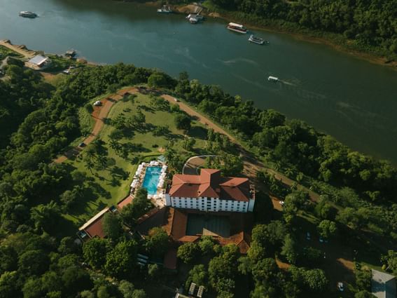 Aerial view of Puerto Iguazu Hotel at Grand Hotels Lux
