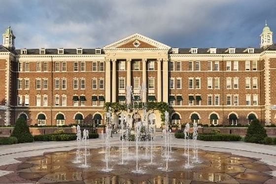 Exterior of Culinary Institute of America near The Abbey Inn